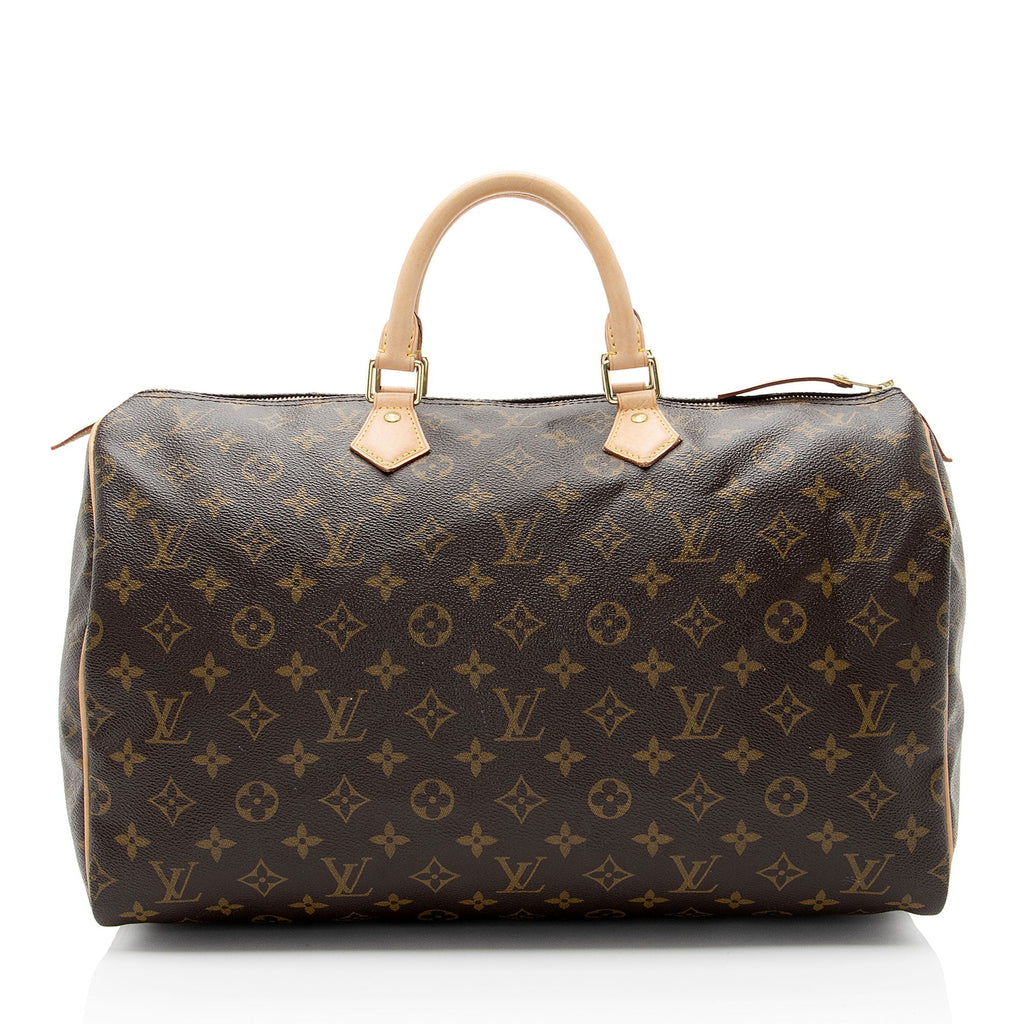 Louis Vuitton Monogram Canvas Speedy 40 Satchel (SHF-Z2EgbN)