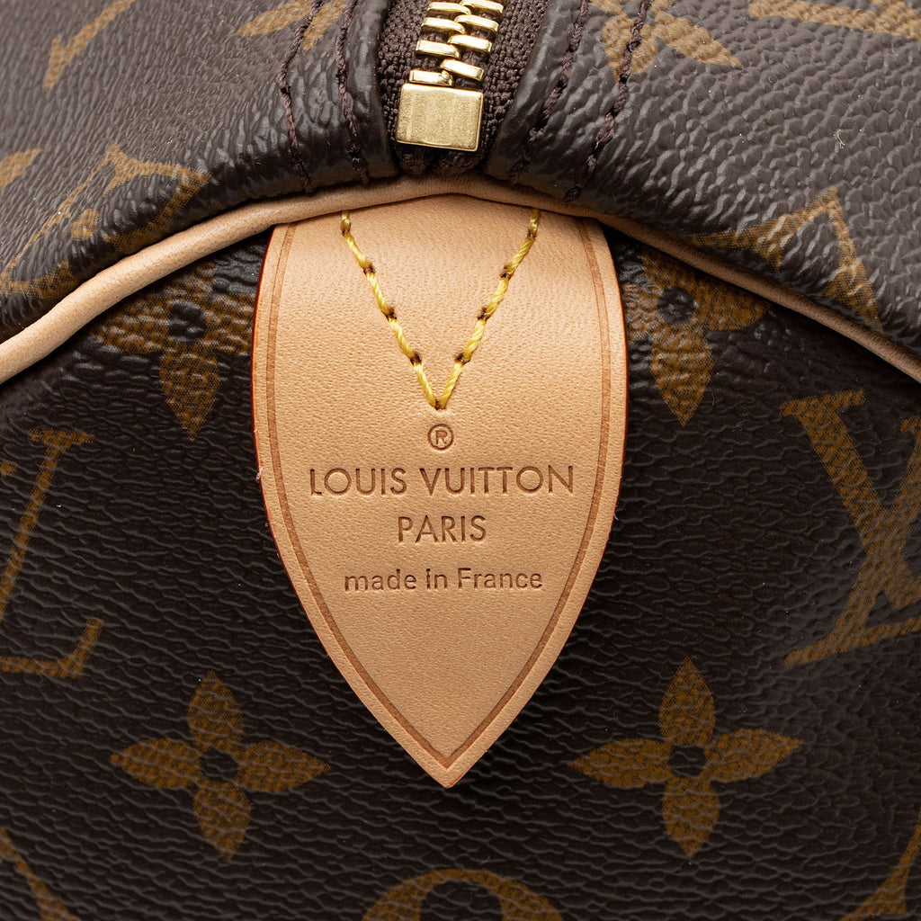 Louis Vuitton Monogram Canvas Speedy 40 Satchel