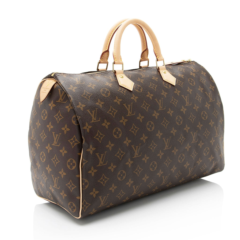 Louis Vuitton Monogram Canvas Speedy 40 Satchel