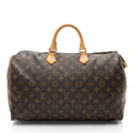 Louis Vuitton Monogram Canvas Speedy 40 Satchel