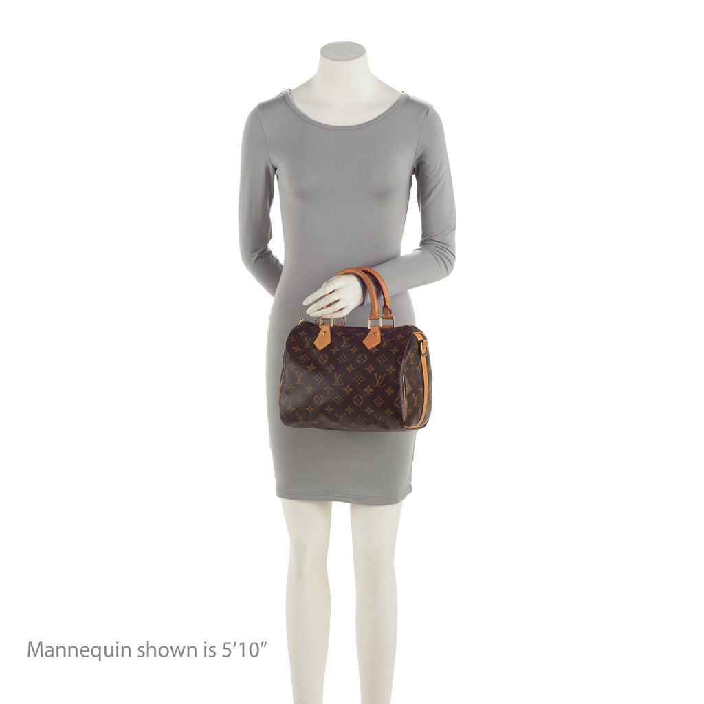 Louis Vuitton Monogram Canvas Speedy Bandouliere 25 Satchel (SHF-KnOiw7)