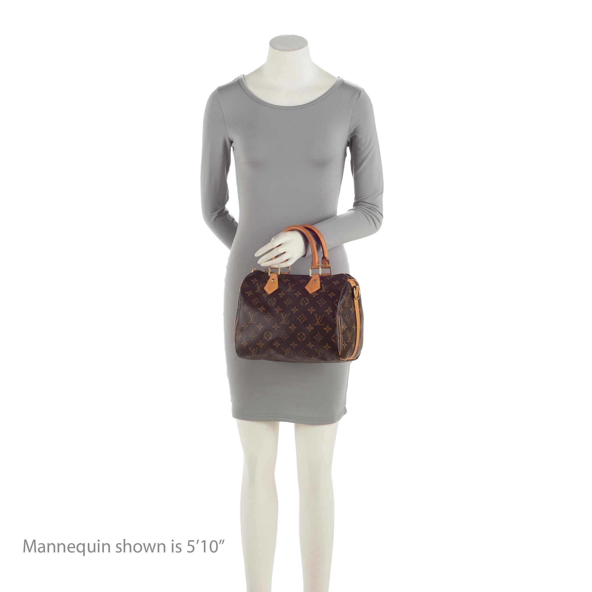 Louis Vuitton Monogram Canvas Speedy Bandouliere 25 Satchel (SHF-KnOiw7)