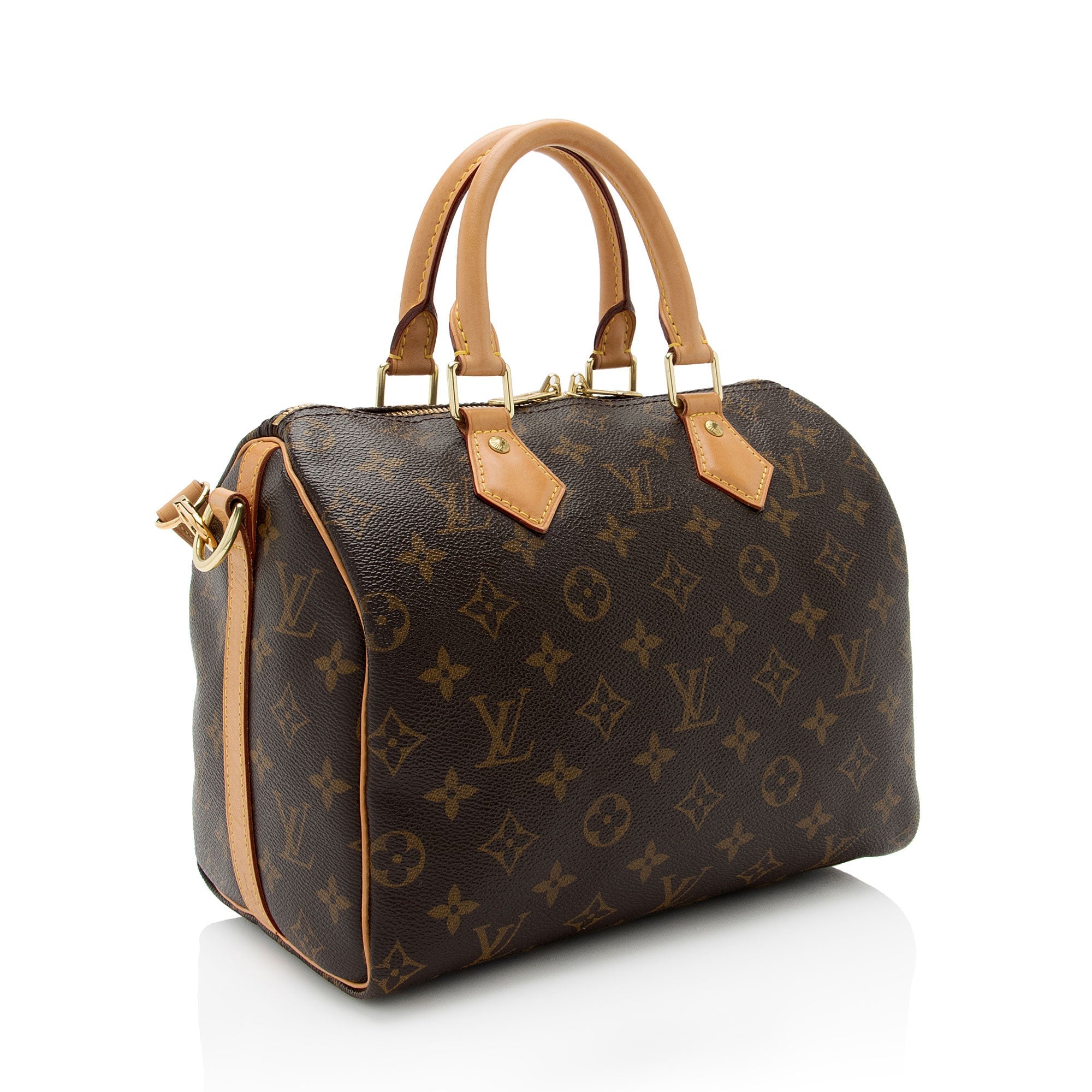 Louis Vuitton Monogram Canvas Speedy Bandouliere 25 Satchel (SHF-sHL7Ey)