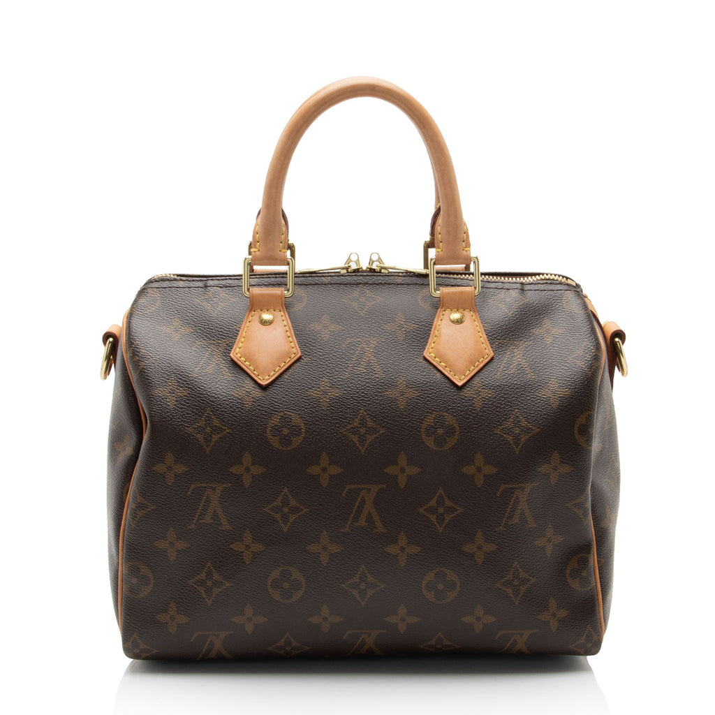 Louis Vuitton Monogram Canvas Speedy Bandouliere 25 Satchel (SHF-W8Tm55)