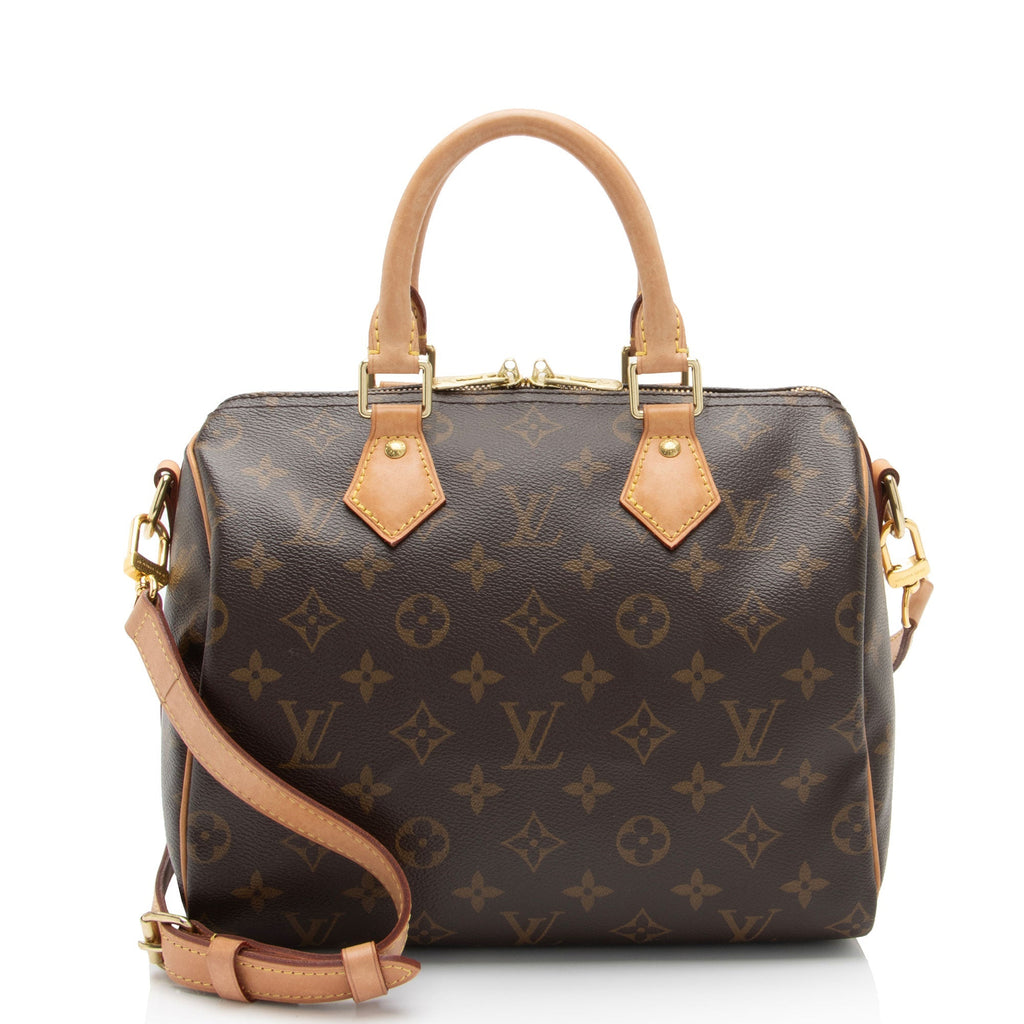 Louis Vuitton Monogram Canvas Speedy Bandouliere 25 Satchel (SHF-W8Tm55)