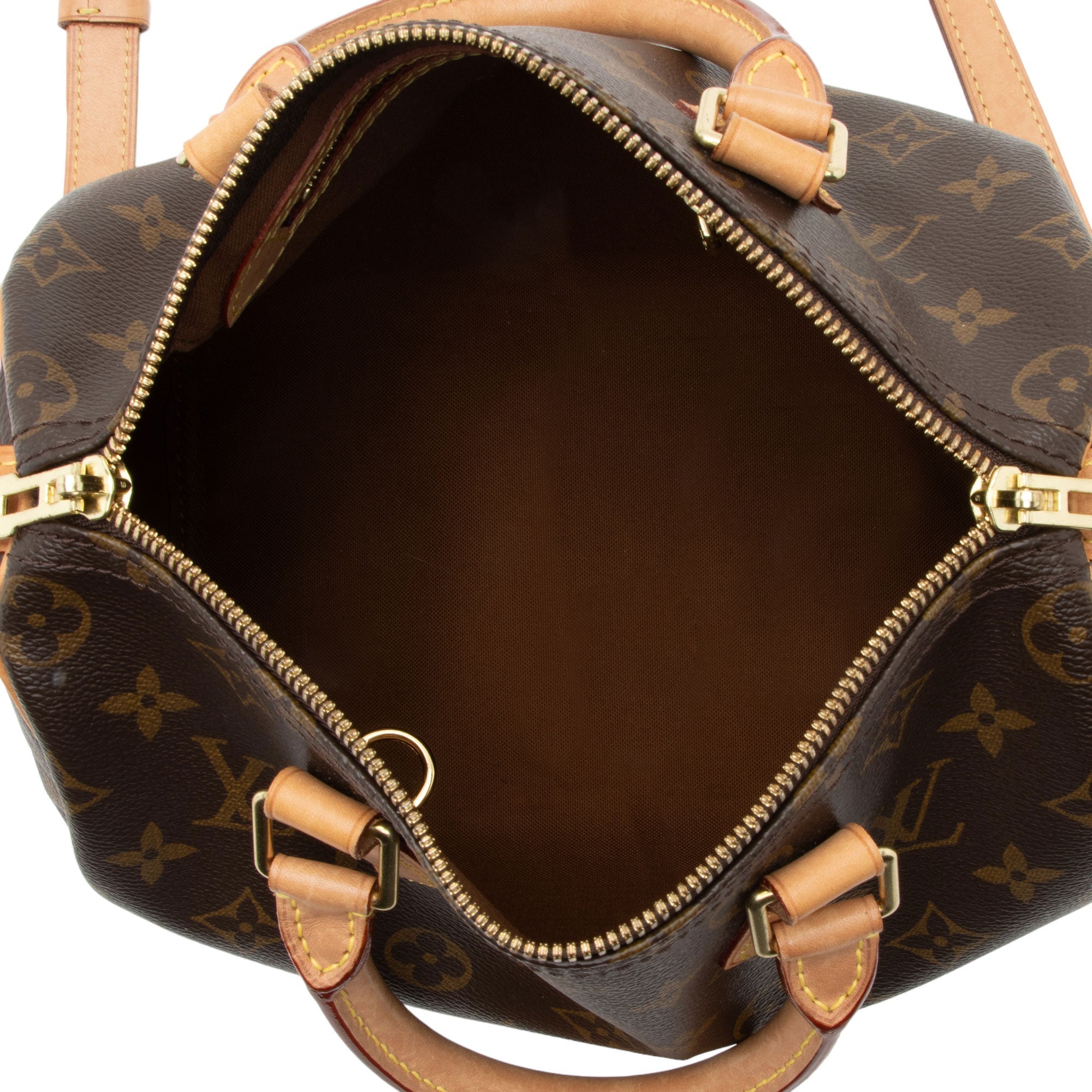 Louis Vuitton Monogram Canvas Speedy Bandouliere 25 Satchel (SHF-W8Tm55)