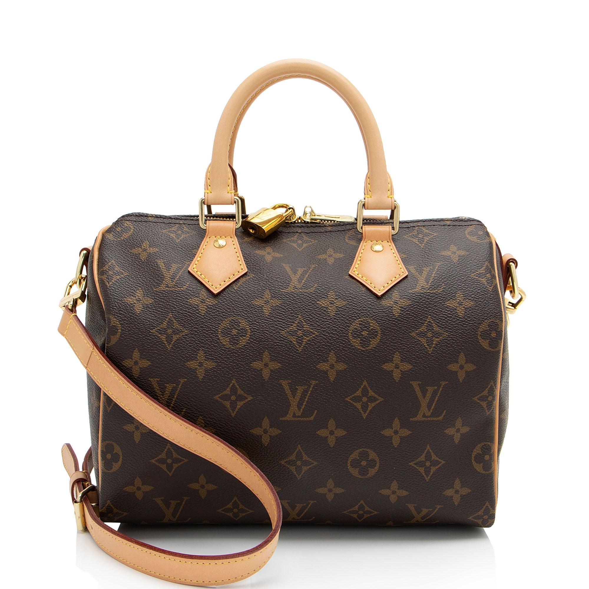 Louis Vuitton Monogram Canvas Speedy Bandouliere 25 Satchel (SHF-3K4Gdy)