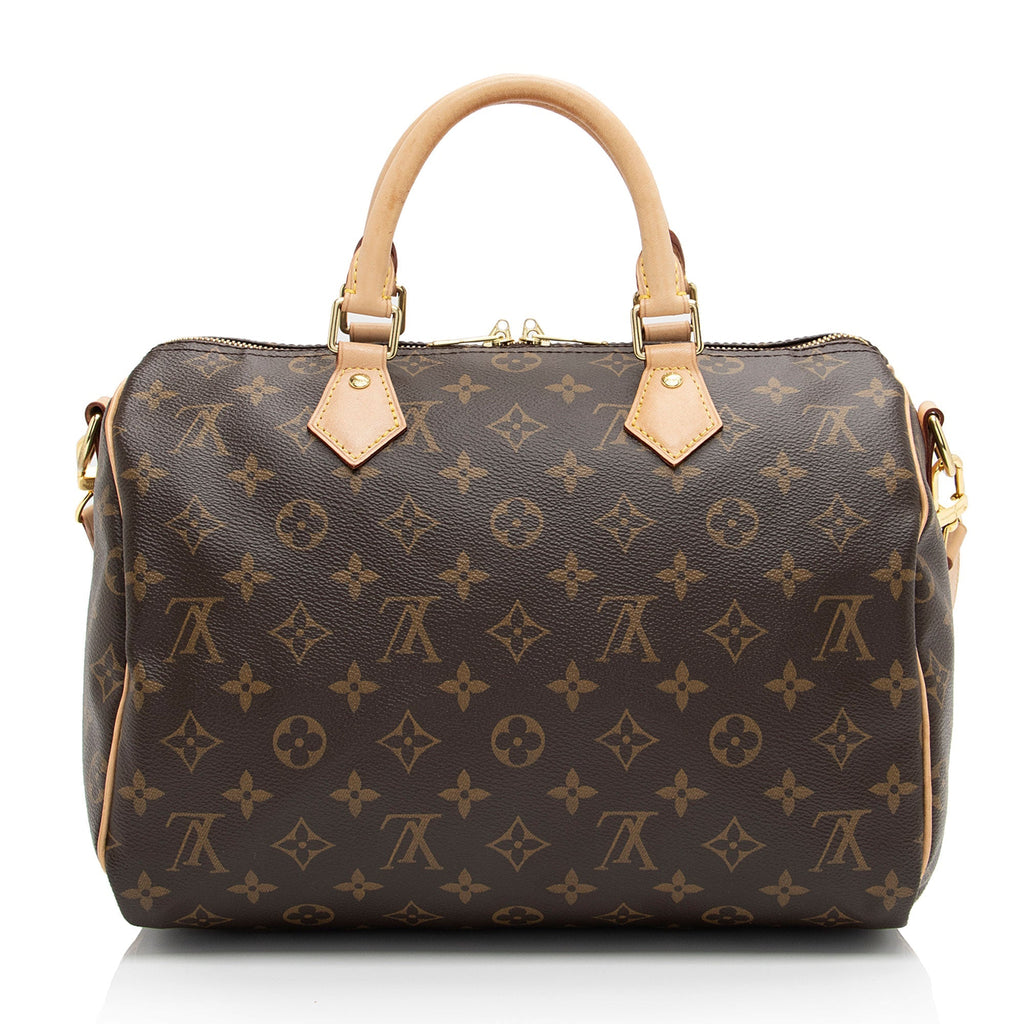 Louis Vuitton Monogram Canvas Speedy Bandouliere 30 Satchel (SHF-ofssD0)