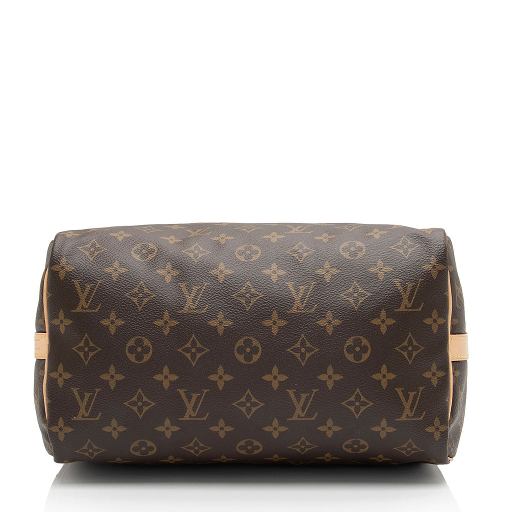 Louis Vuitton Monogram Canvas Speedy Bandouliere 30 Satchel (SHF-ofssD0)