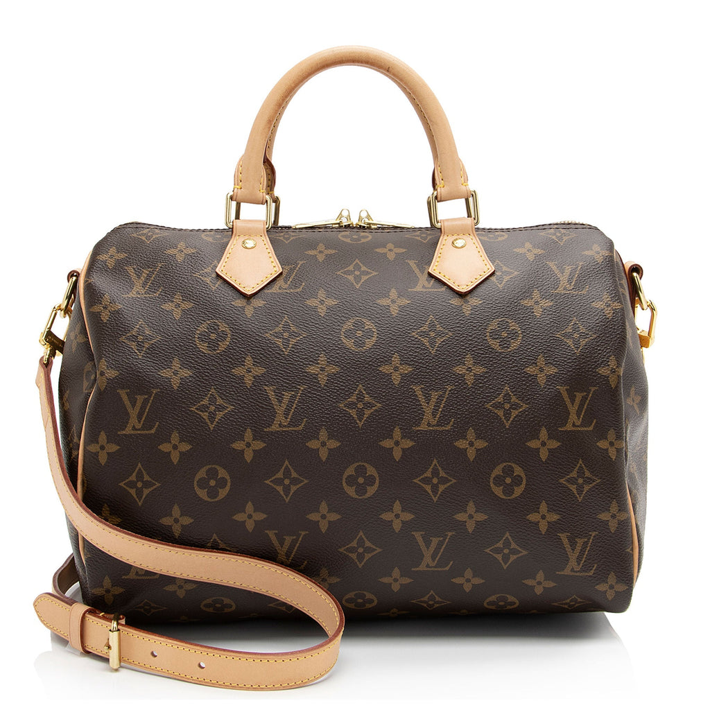 Louis Vuitton Monogram Canvas Speedy Bandouliere 30 Satchel (SHF-ofssD0)