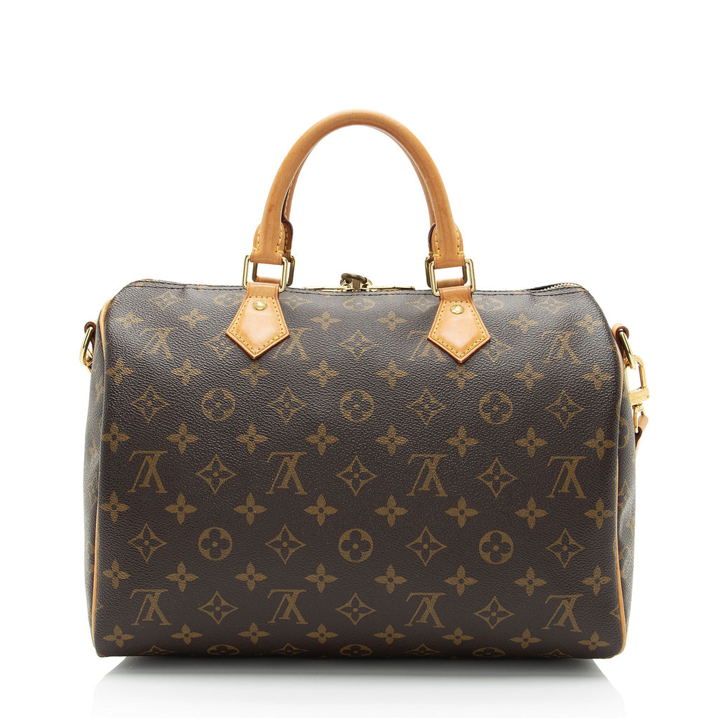 Louis Vuitton Monogram Canvas Speedy Bandouliere 30 Satchel (SHF-PUiOeA)