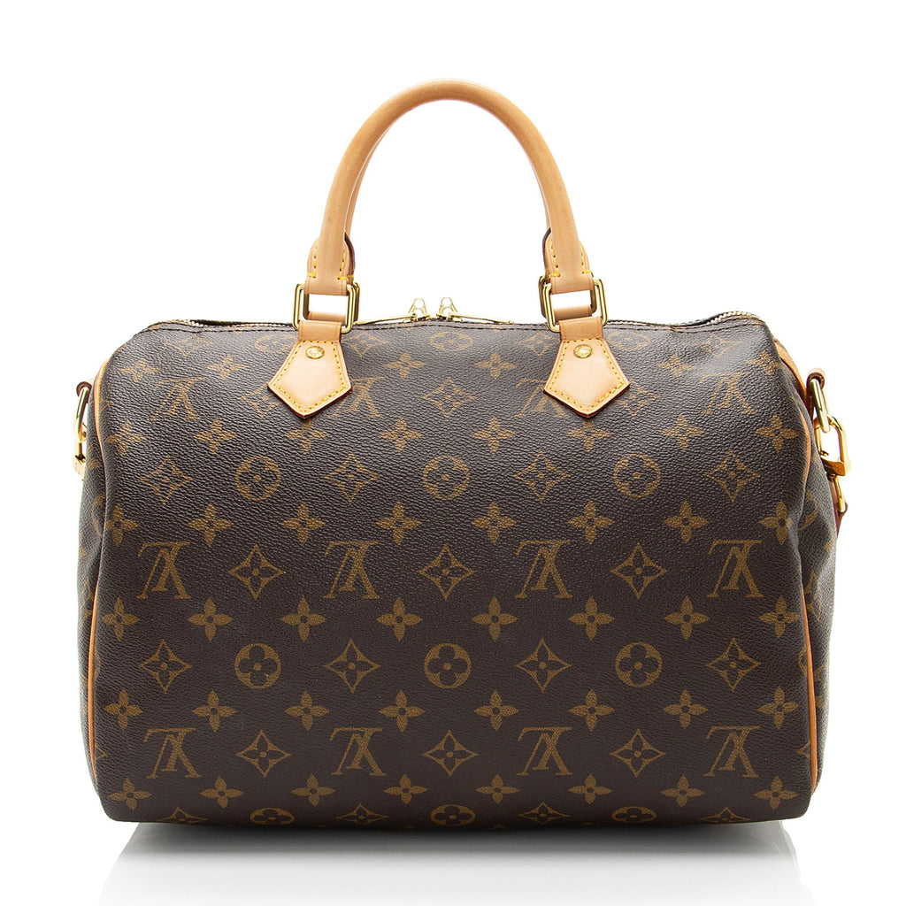 Louis Vuitton Monogram Canvas Speedy Bandouliere 30 Satchel