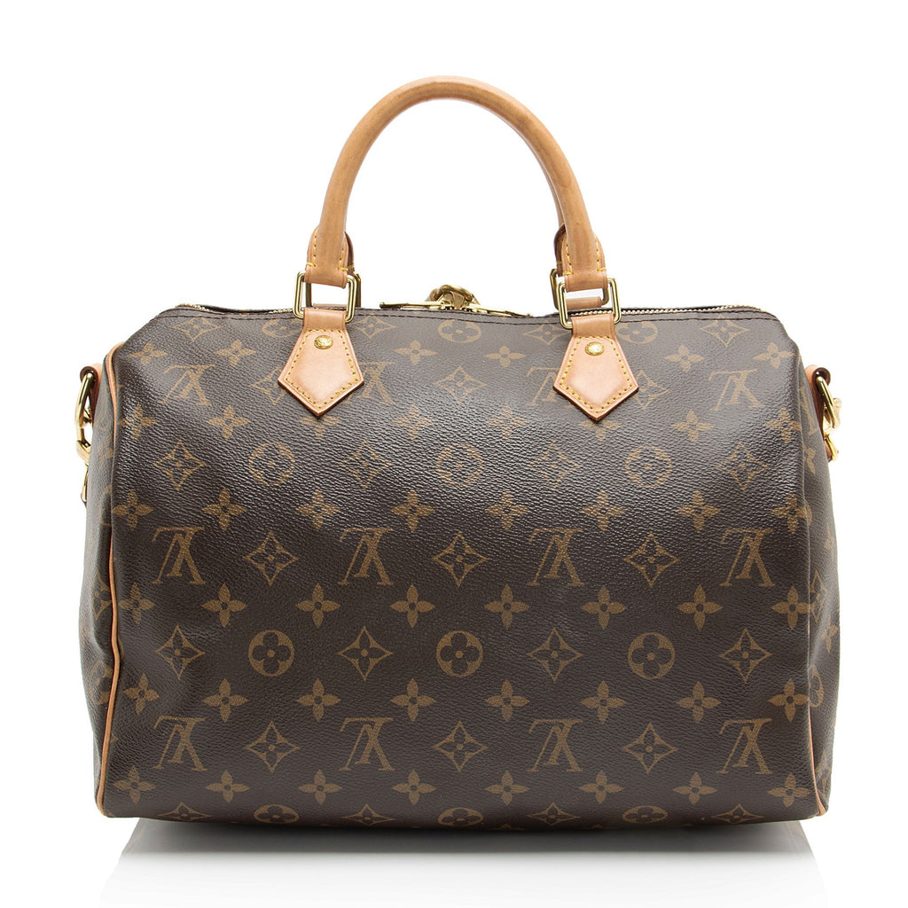 Louis Vuitton Monogram Canvas Speedy Bandouliere 30 Satchel