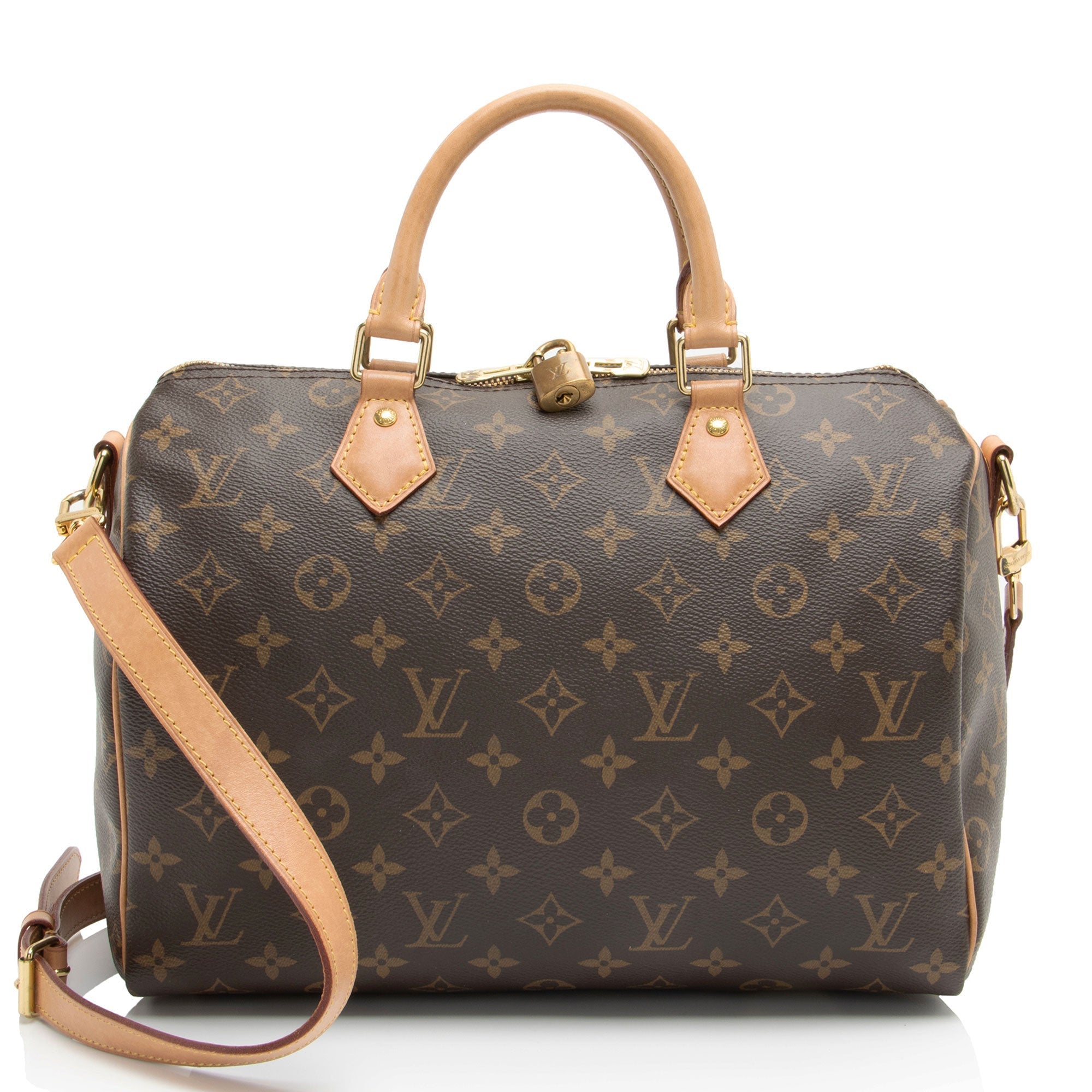 Louis Vuitton Monogram Canvas Speedy Bandouliere 30 Satchel