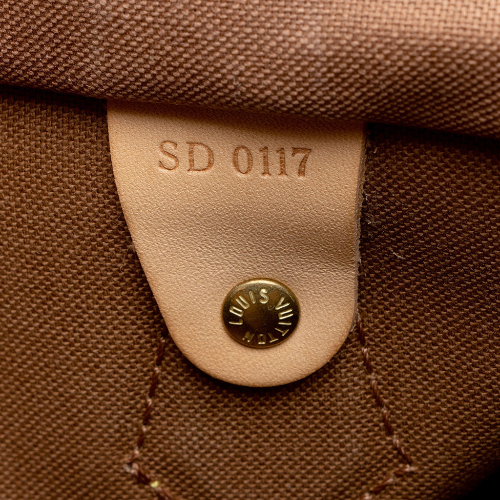 Louis Vuitton Monogram Canvas Speedy Bandouliere 30 Satchel