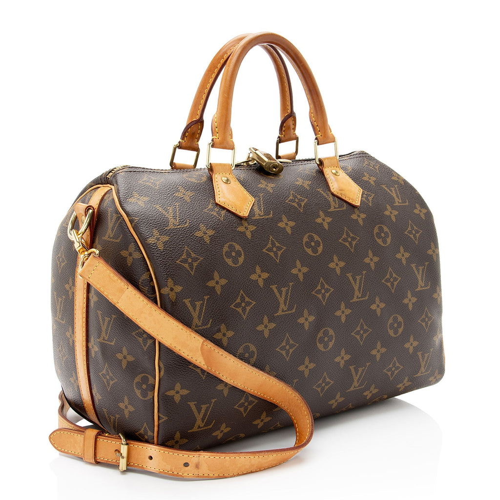 Louis Vuitton Monogram Canvas Speedy Bandouliere 30 Satchel