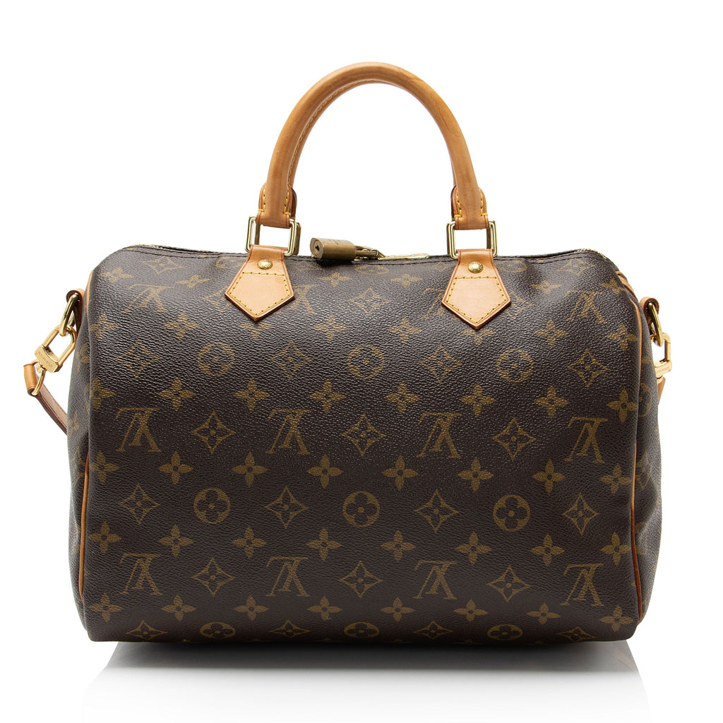 Louis Vuitton Monogram Canvas Speedy Bandouliere 30 Satchel