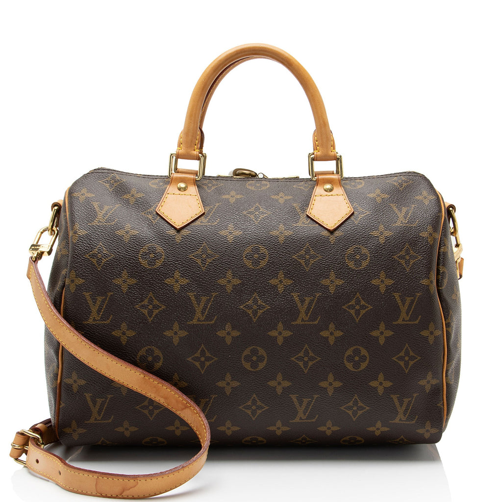 Louis Vuitton Monogram Canvas Speedy Bandouliere 30 Satchel