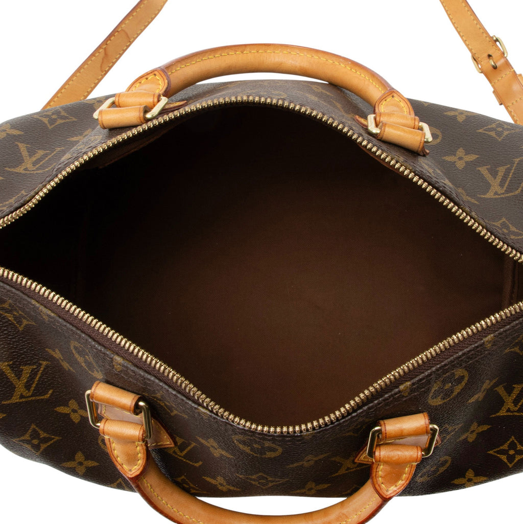 Louis Vuitton Monogram Canvas Speedy Bandouliere 30 Satchel