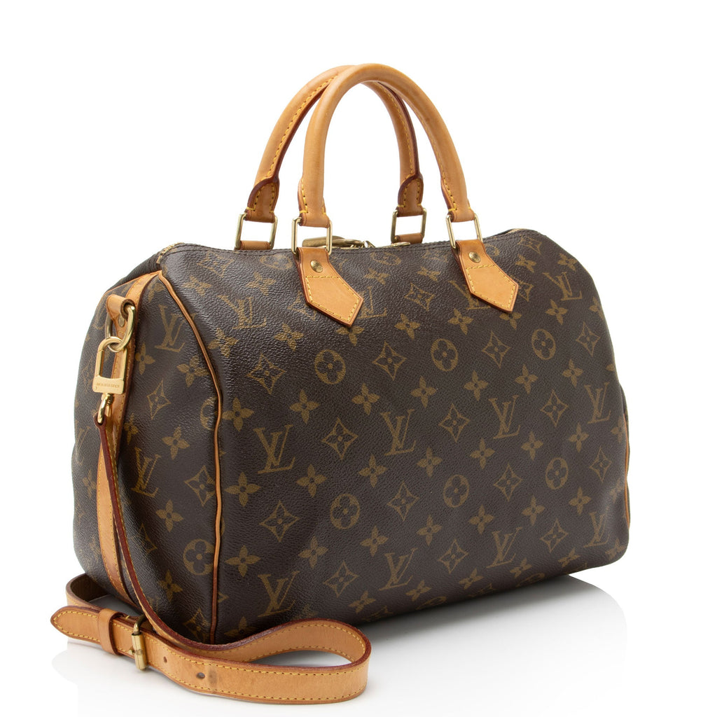 Louis Vuitton Monogram Canvas Speedy Bandouliere 30 Satchel