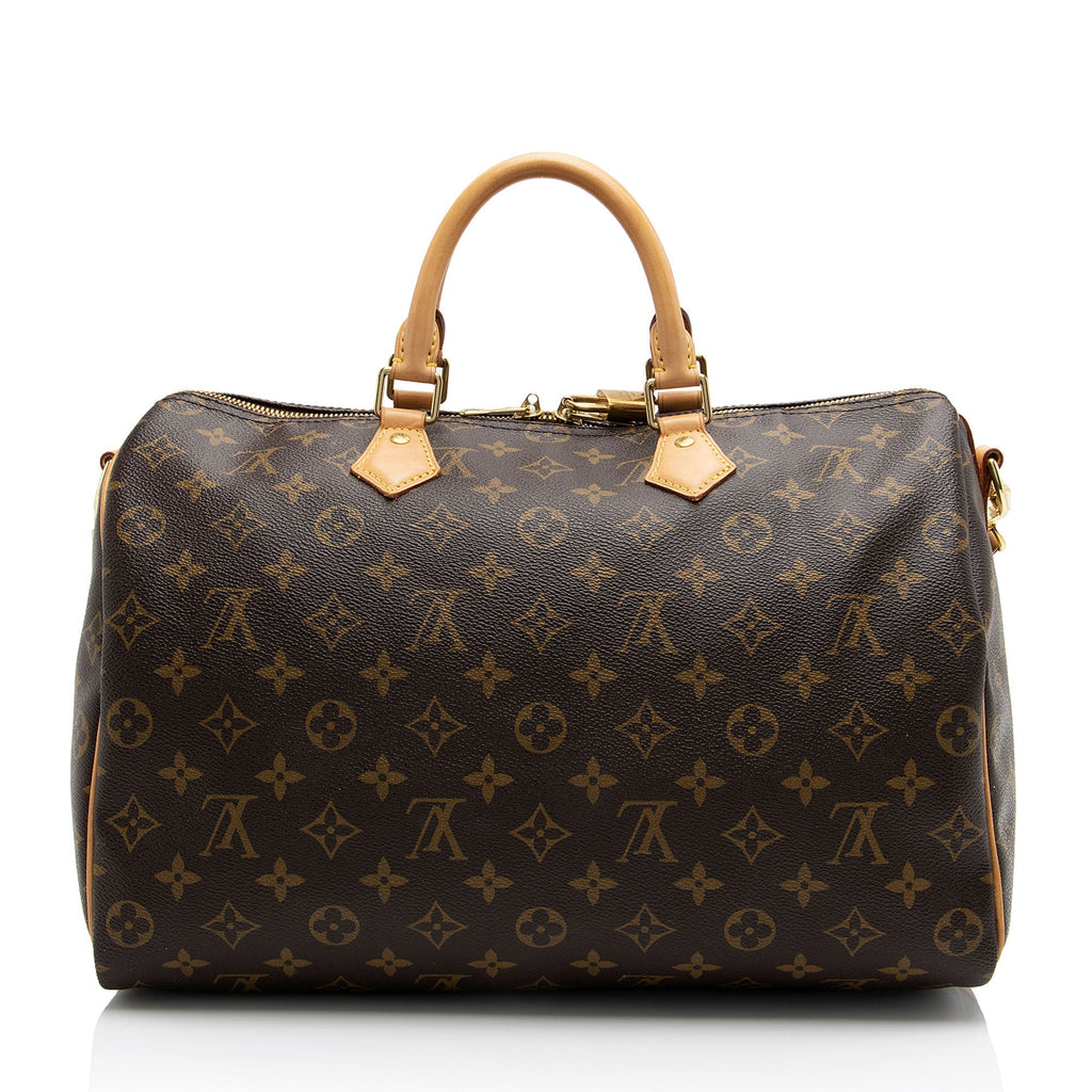 Louis Vuitton Monogram Canvas Speedy Bandouliere 35 Satchel (SHF-FacODh)
