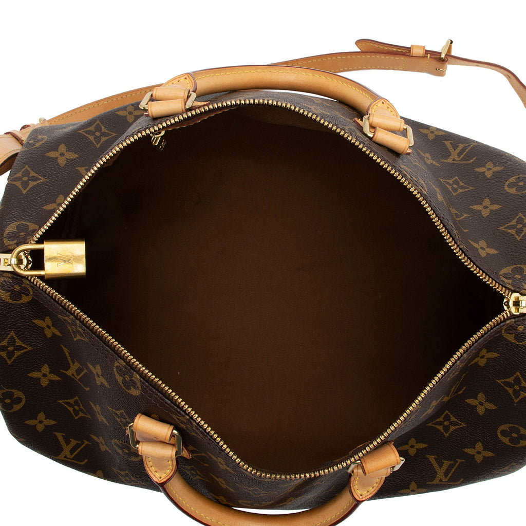 Louis Vuitton Monogram Canvas Speedy Bandouliere 35 Satchel (SHF-FacODh)