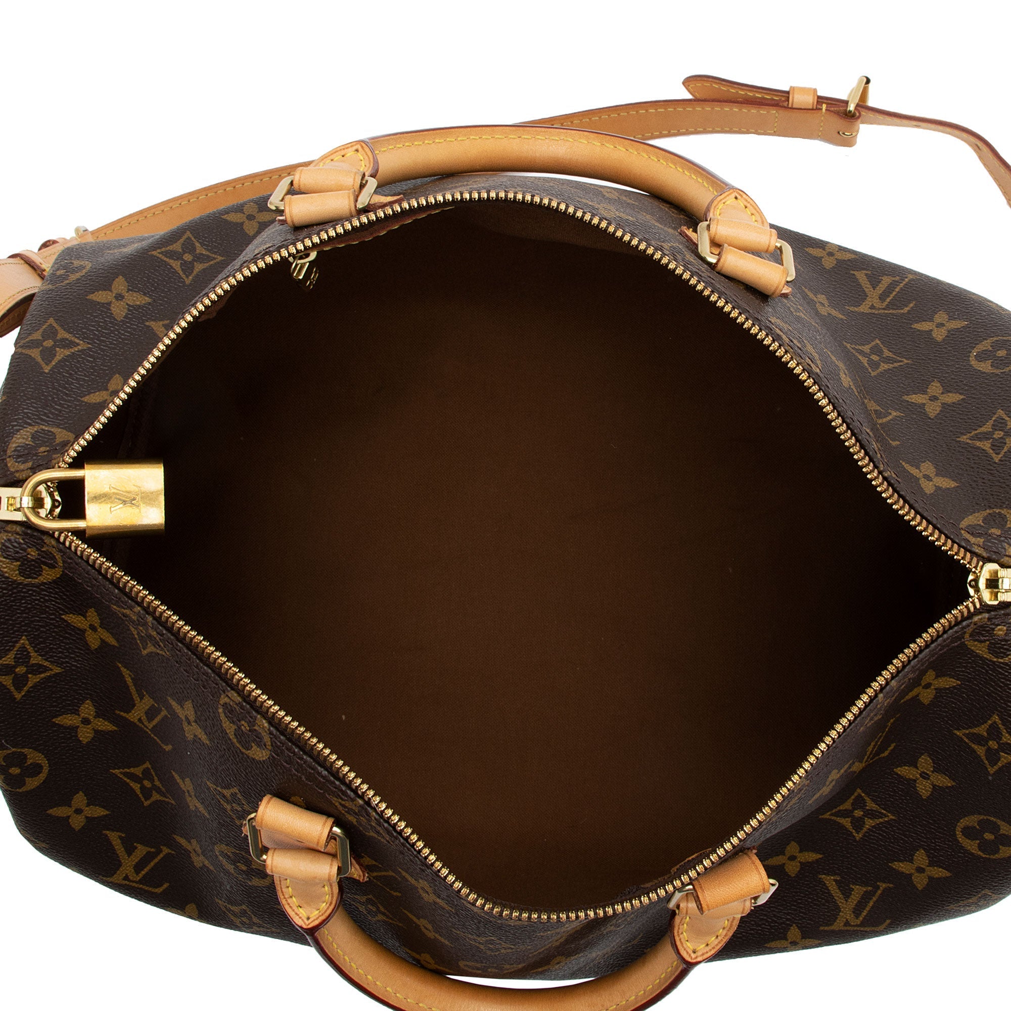 Louis Vuitton Monogram Canvas Speedy Bandouliere 35 Satchel (SHF-FacODh)