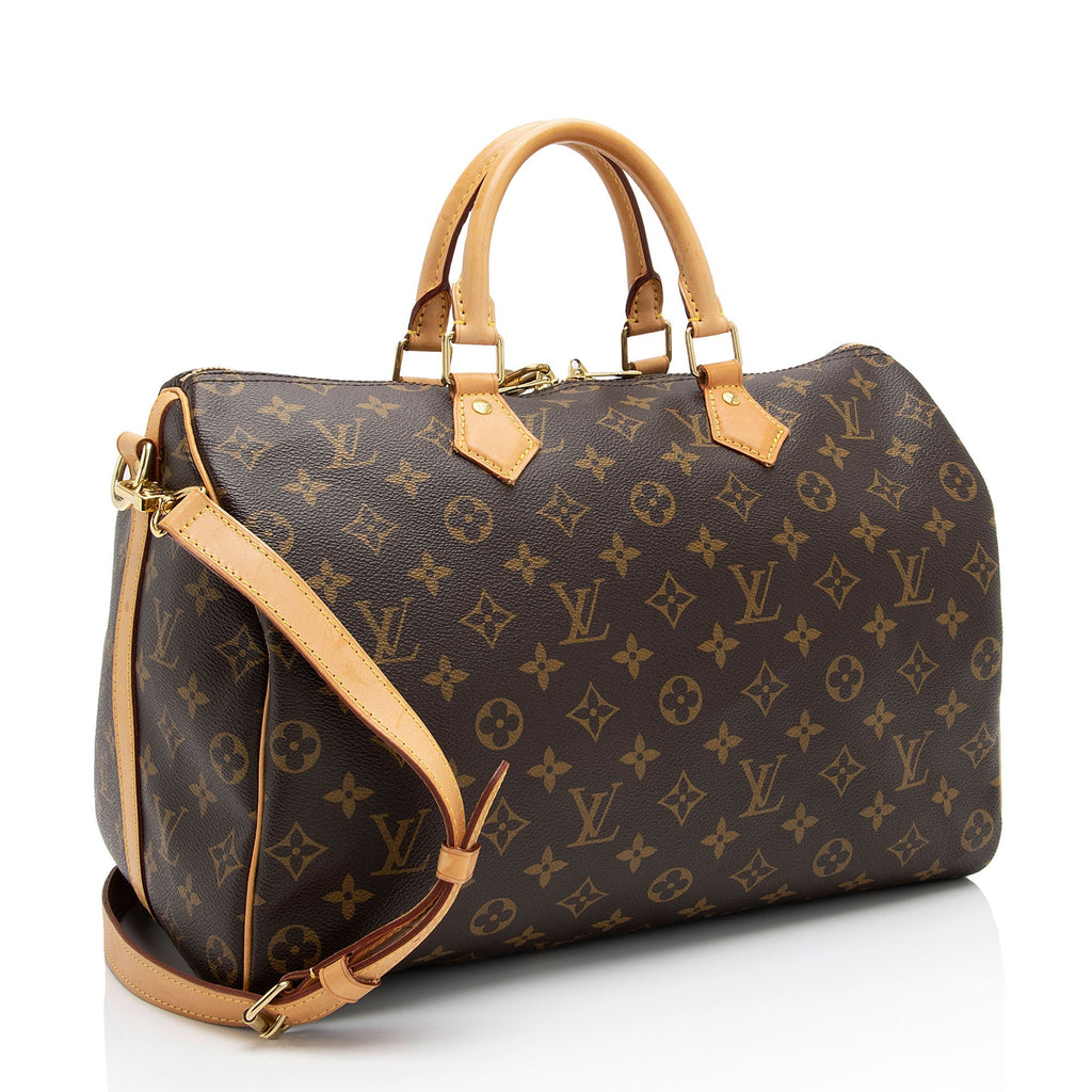 Louis Vuitton Monogram Canvas Speedy Bandouliere 35 Satchel (SHF-FacODh)