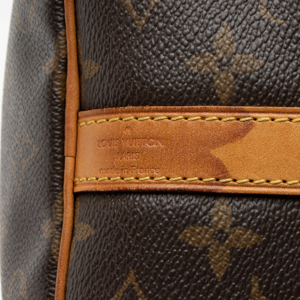 Louis Vuitton Monogram Canvas Speedy Bandouliere 35 Satchel (SHF-J30zzA)