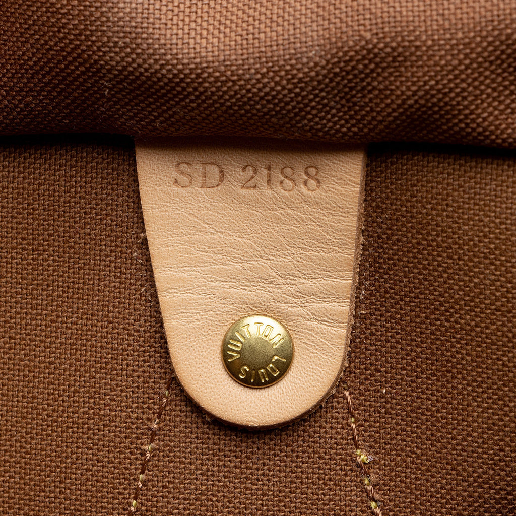 Louis Vuitton Monogram Canvas Speedy Bandouliere 35 Satchel (SHF-4v9vw4)
