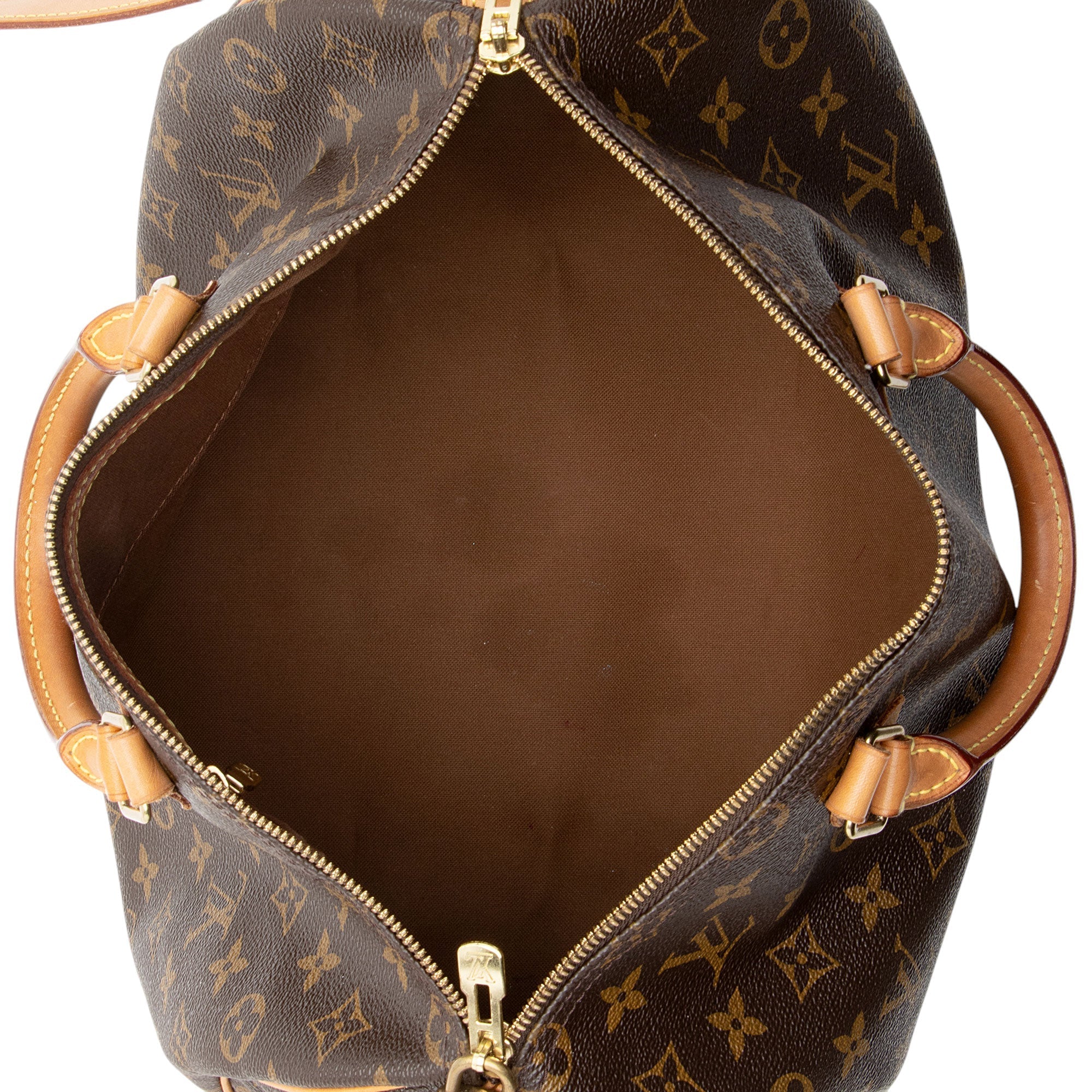 Louis Vuitton Monogram Canvas Speedy Bandouliere 35 Satchel (SHF-4v9vw4)