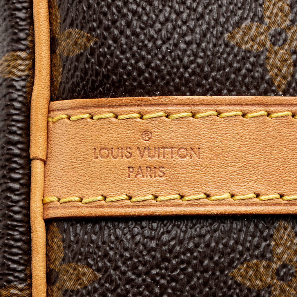 Louis Vuitton Monogram Canvas Speedy Bandouliere 35 Satchel (SHF-4v9vw4)