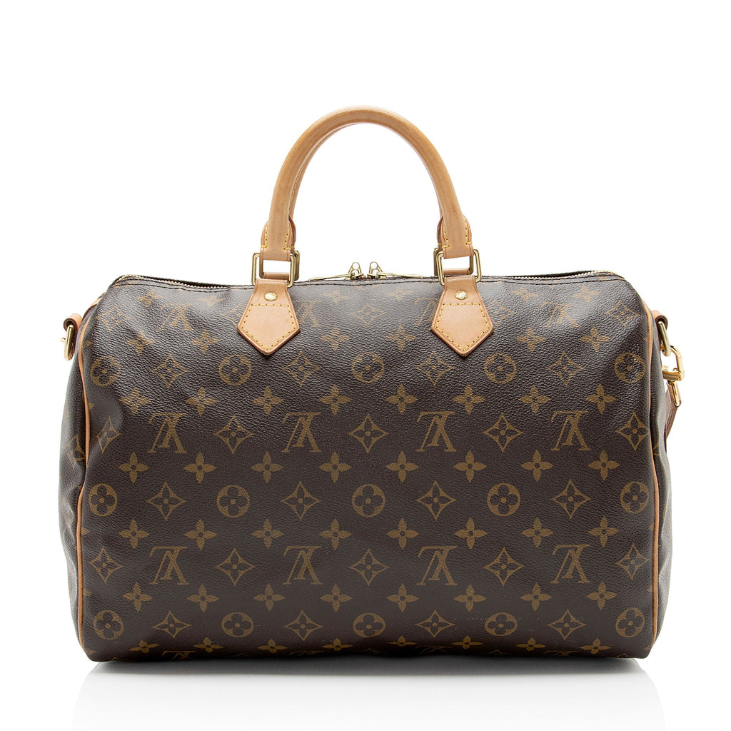 Louis Vuitton Monogram Canvas Speedy Bandouliere 35 Satchel (SHF-rOaWtz)