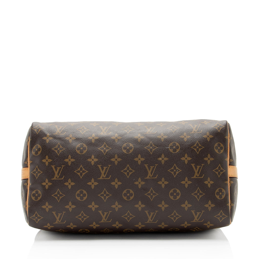 Louis Vuitton Monogram Canvas Speedy Bandouliere 35 Satchel (SHF-rOaWtz)