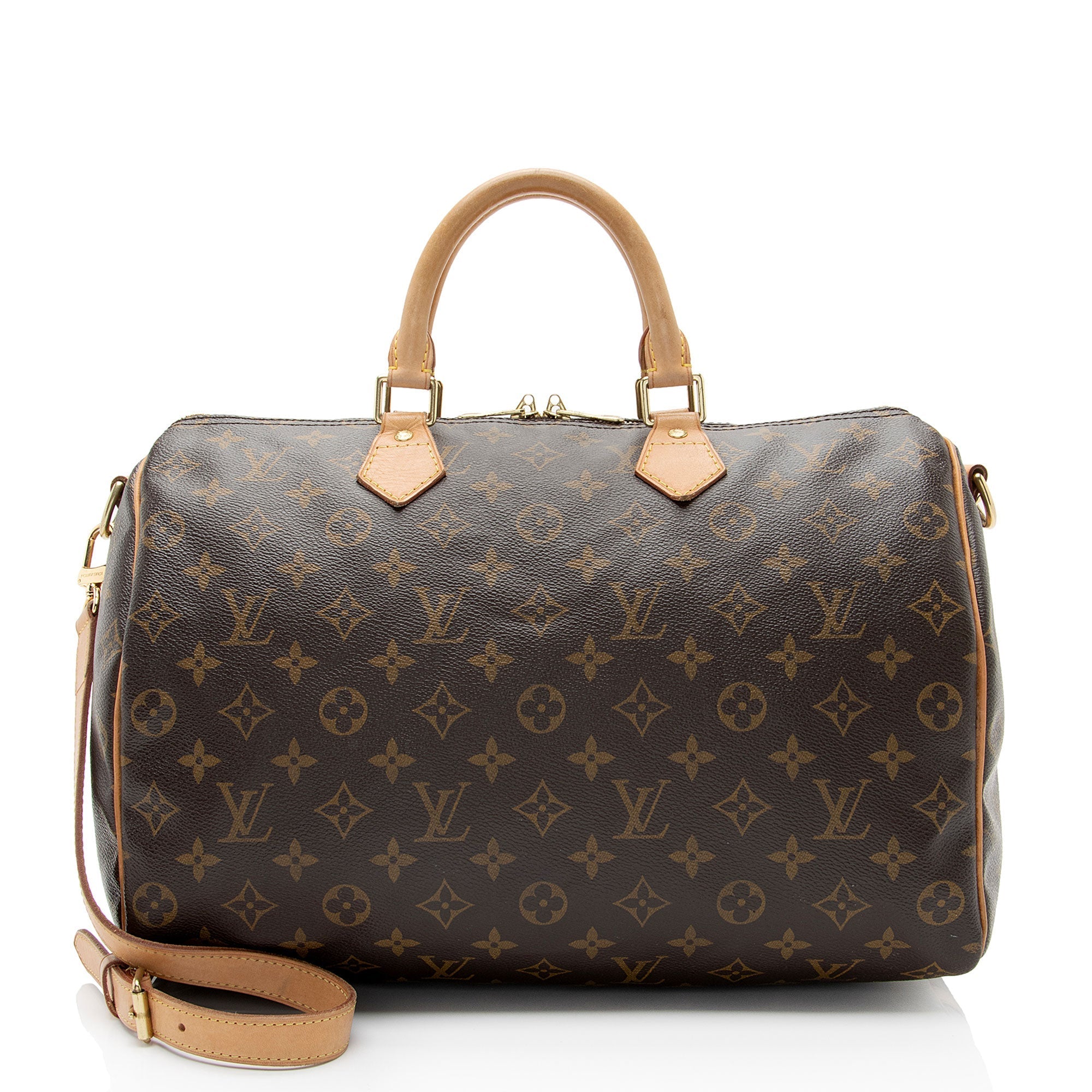 Louis Vuitton Monogram Canvas Speedy Bandouliere 35 Satchel (SHF-rOaWtz)