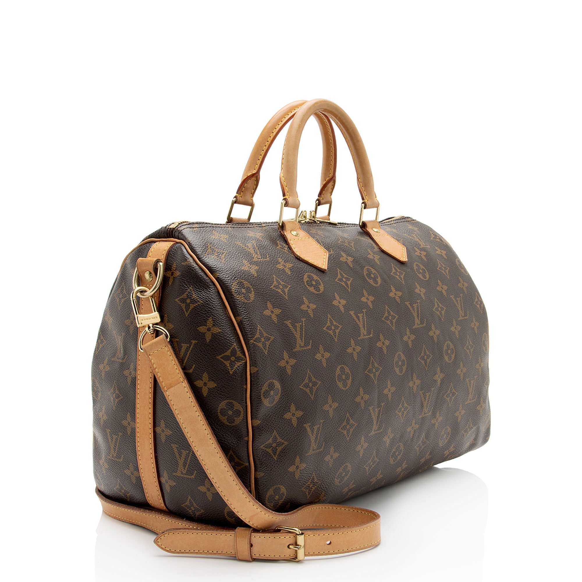 Louis Vuitton Monogram Canvas Speedy Bandouliere 35 Satchel (SHF-rOaWtz)