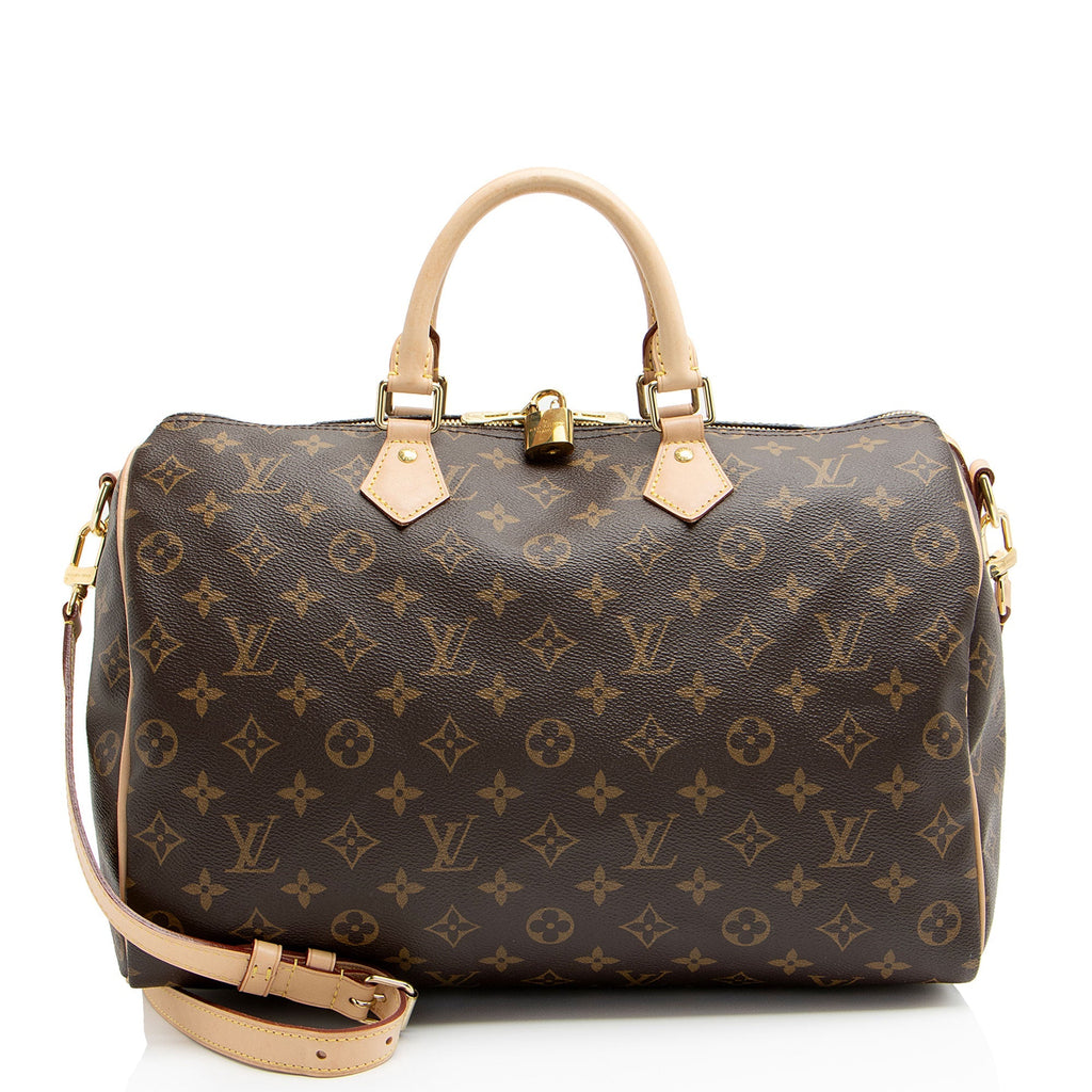 Louis Vuitton Monogram Canvas Speedy Bandouliere 35 Satchel