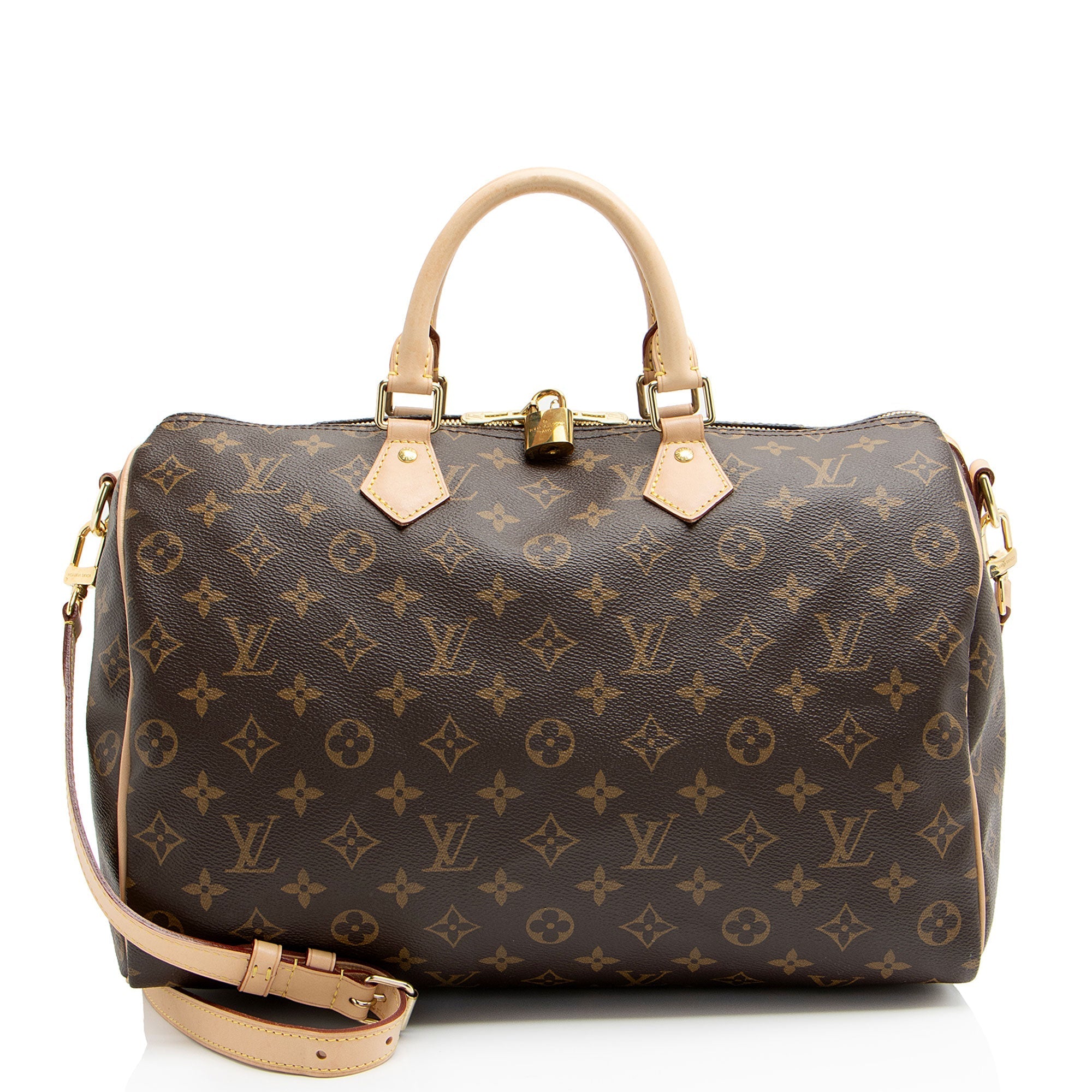 Louis Vuitton Monogram Canvas Speedy Bandouliere 35 Satchel