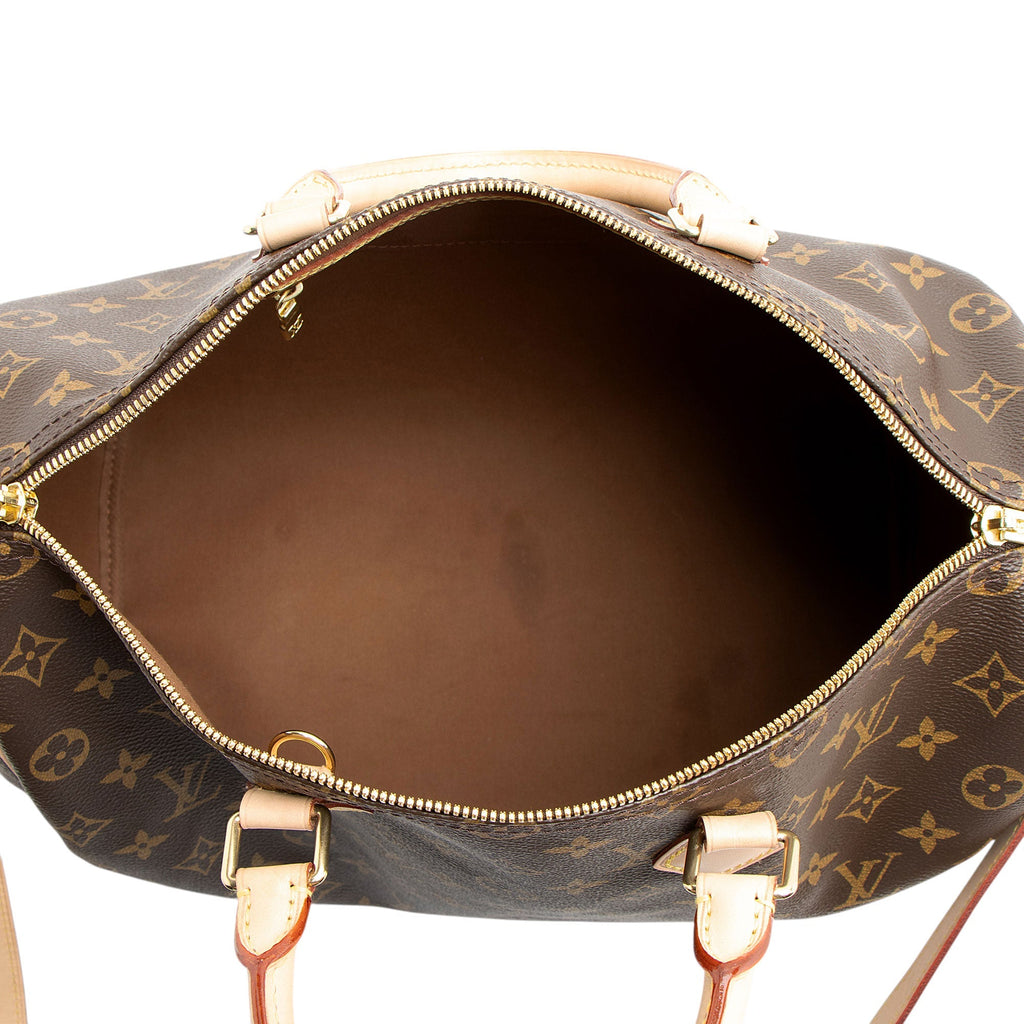 Louis Vuitton Monogram Canvas Speedy Bandouliere 35 Satchel