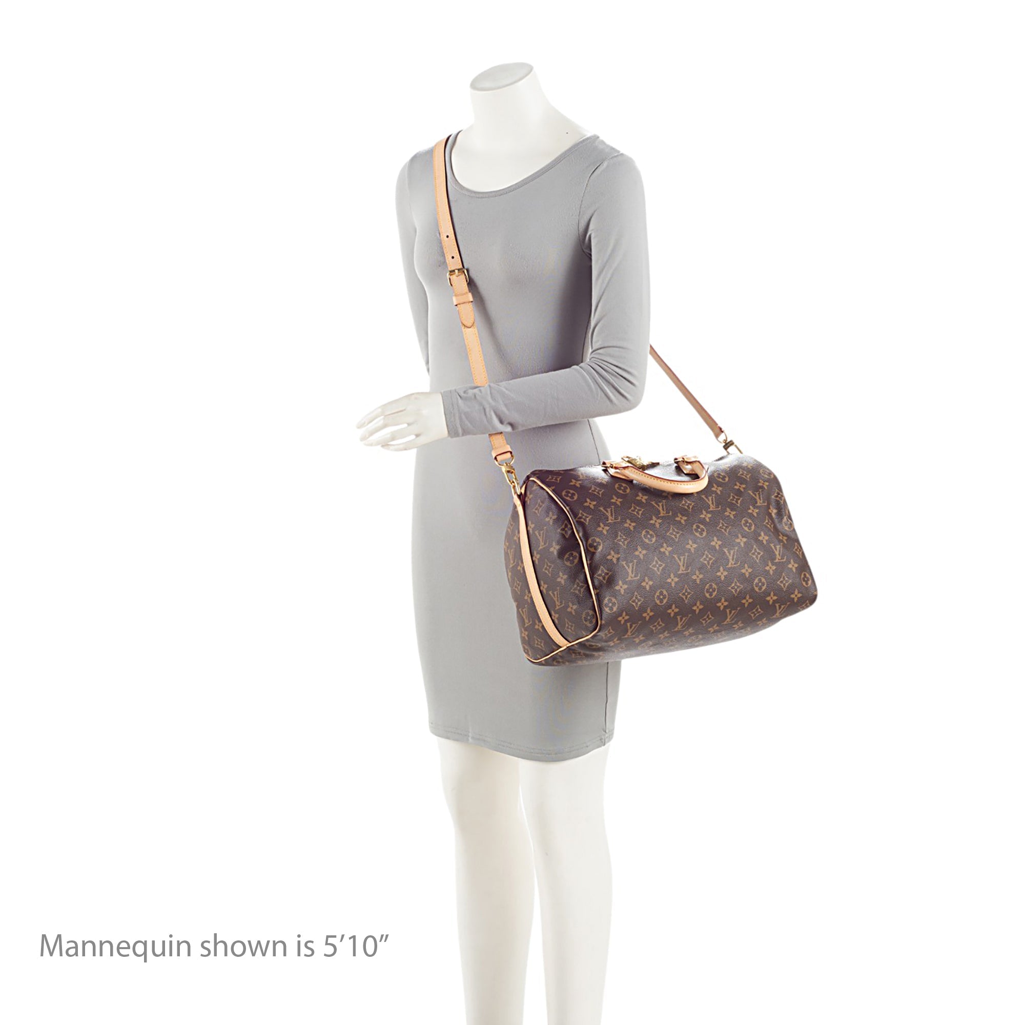 Louis Vuitton Monogram Canvas Speedy Bandouliere 35 Satchel