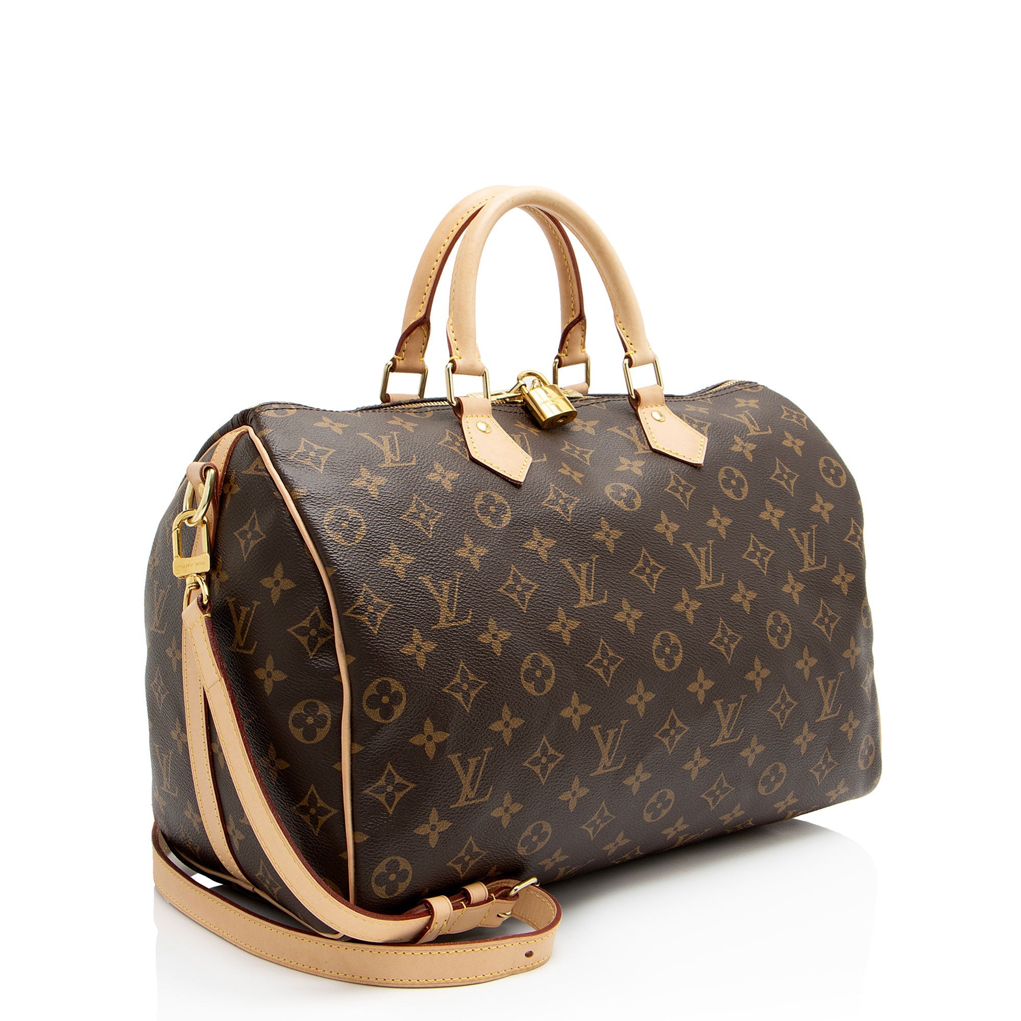 Louis Vuitton Monogram Canvas Speedy Bandouliere 35 Satchel