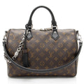 Louis Vuitton Monogram Canvas Speedy Dark 30 Satchel