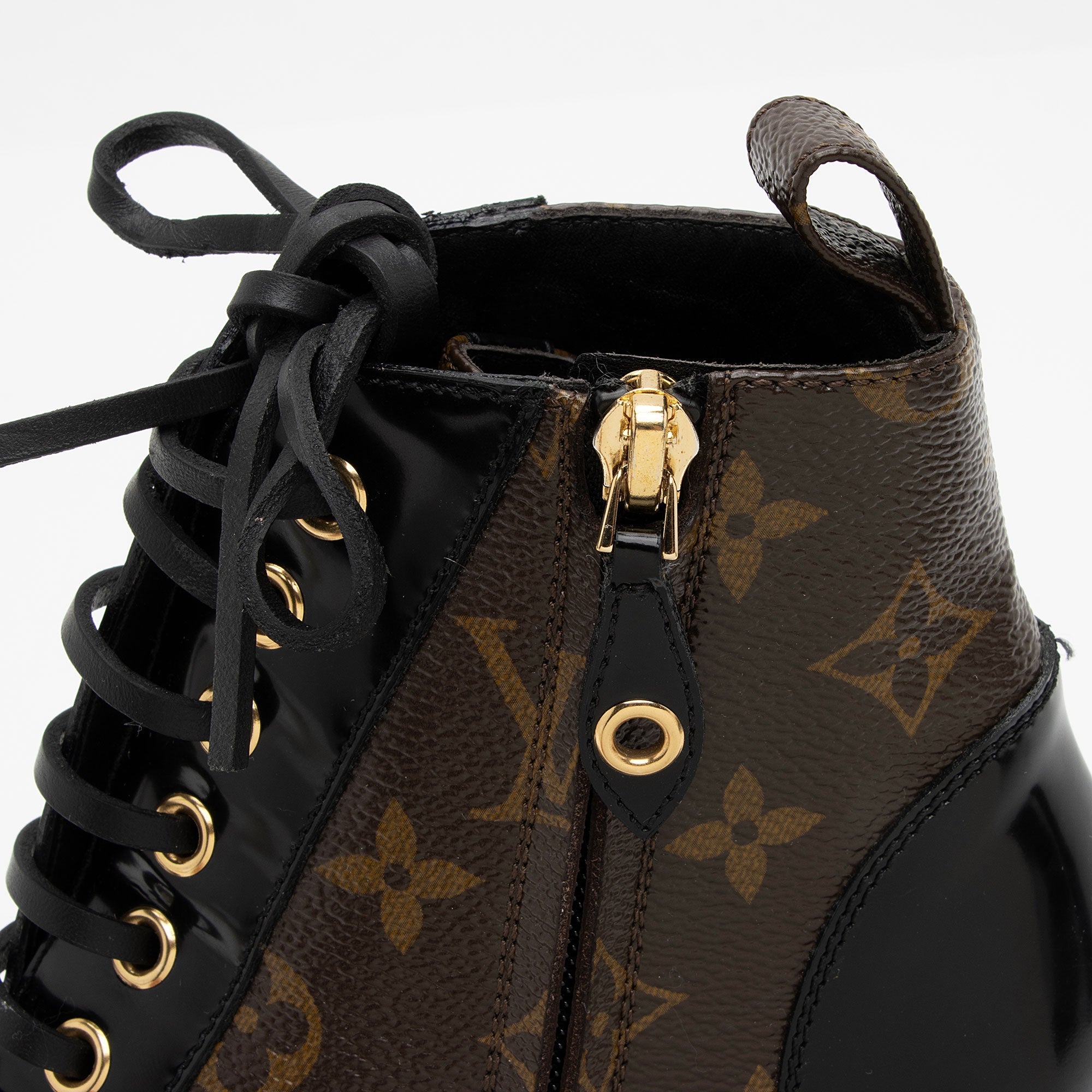 Louis Vuitton Monogram Canvas Star Trail Ankle Boots - Size 8 / 38 (SHF-g0tcFc)
