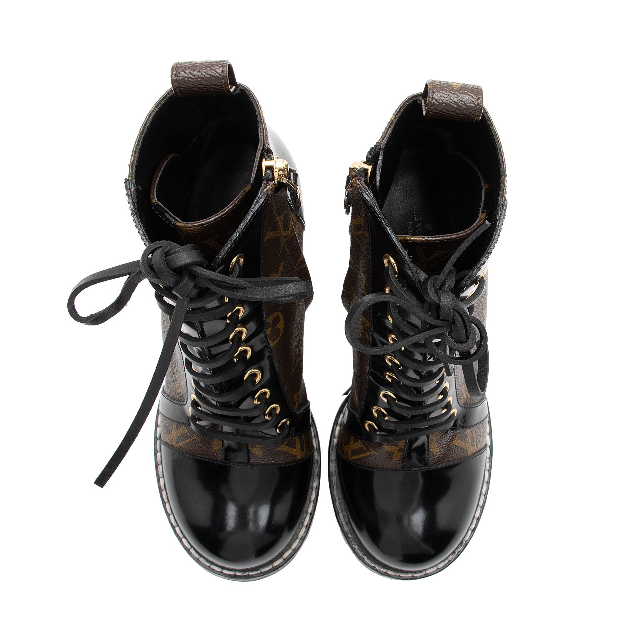 Louis Vuitton Monogram Canvas Star Trail Ankle Boots - Size 8 / 38 (SHF-g0tcFc)