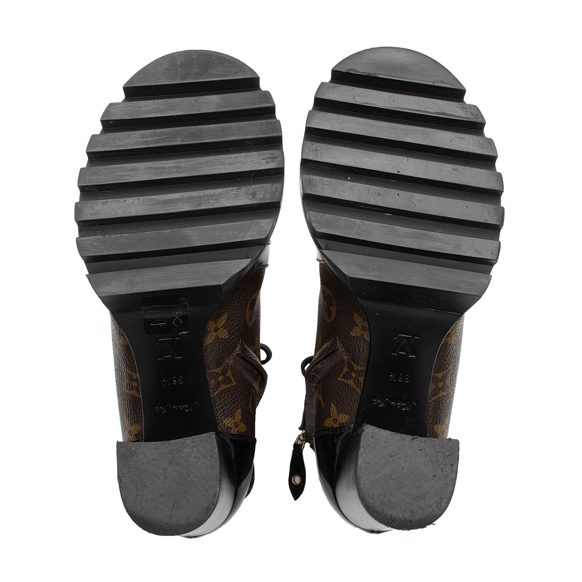 Louis Vuitton Monogram Canvas Star Trail Ankle Boots - Size 8 / 38 (SHF-g0tcFc)