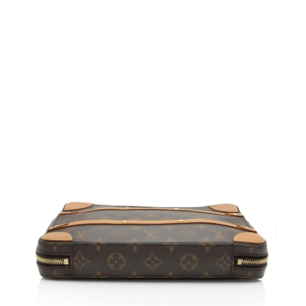 Louis Vuitton Monogram Canvas Studded Soft Trunk Crossbody