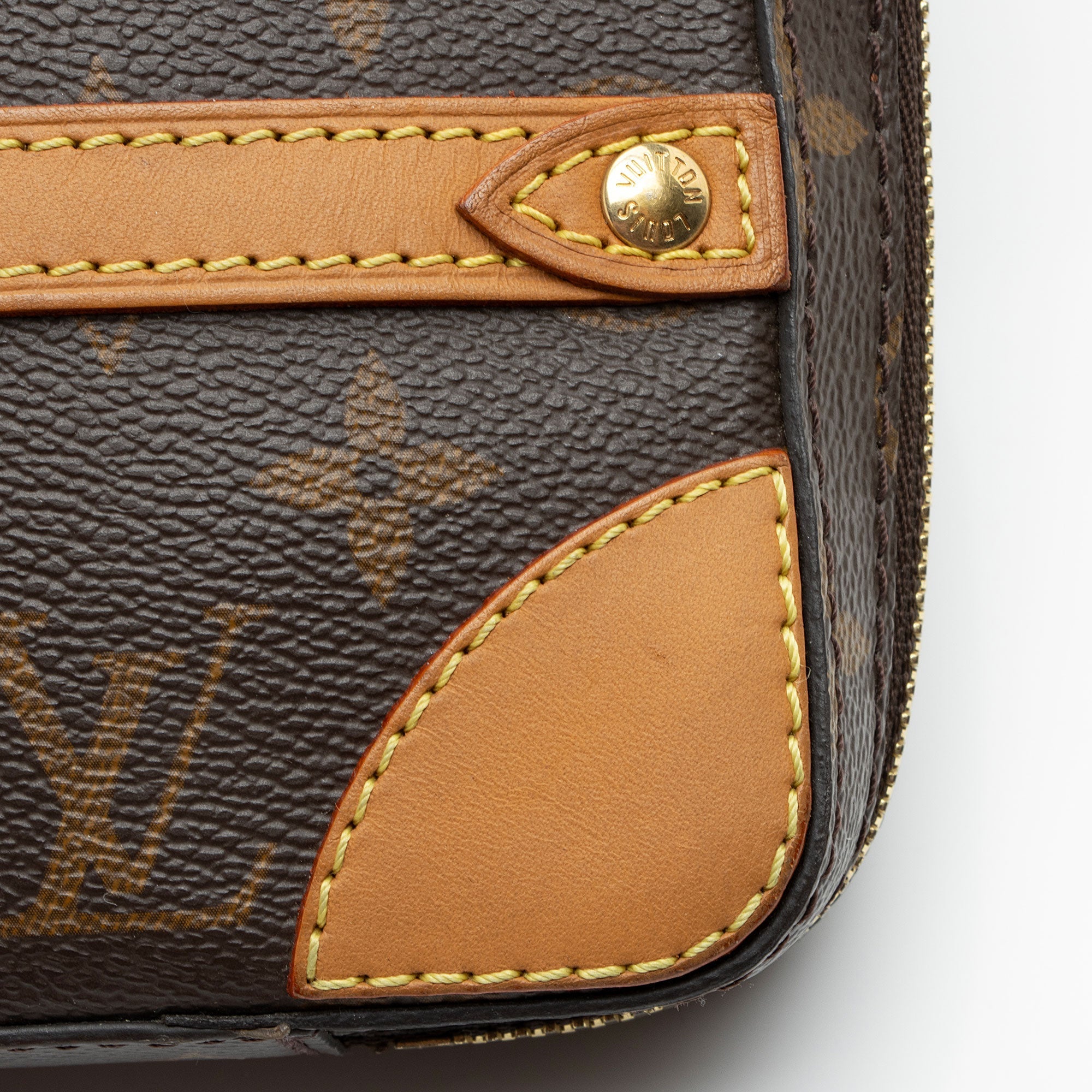 Louis Vuitton Monogram Canvas Studded Soft Trunk Crossbody