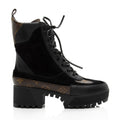 Louis Vuitton Monogram Canvas Suede Laureate Desert Platform Boots - Size 7 / 37 (SHF-U9Emta)
