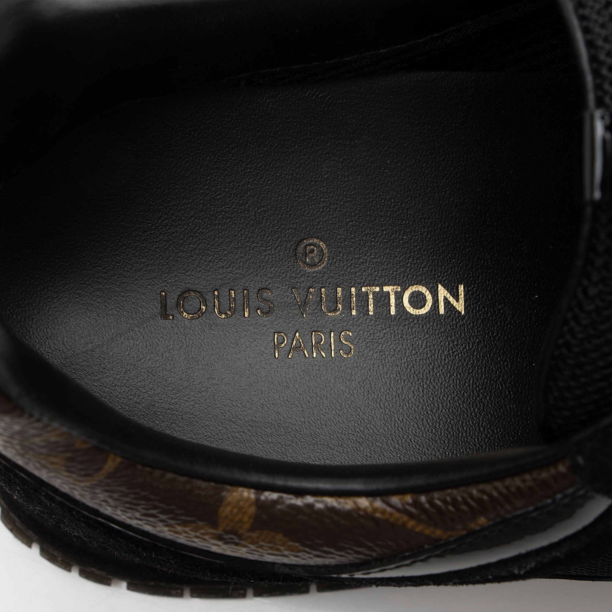 Louis Vuitton Monogram Canvas Suede Run Away Sneakers - Size 6.5 / 36.5