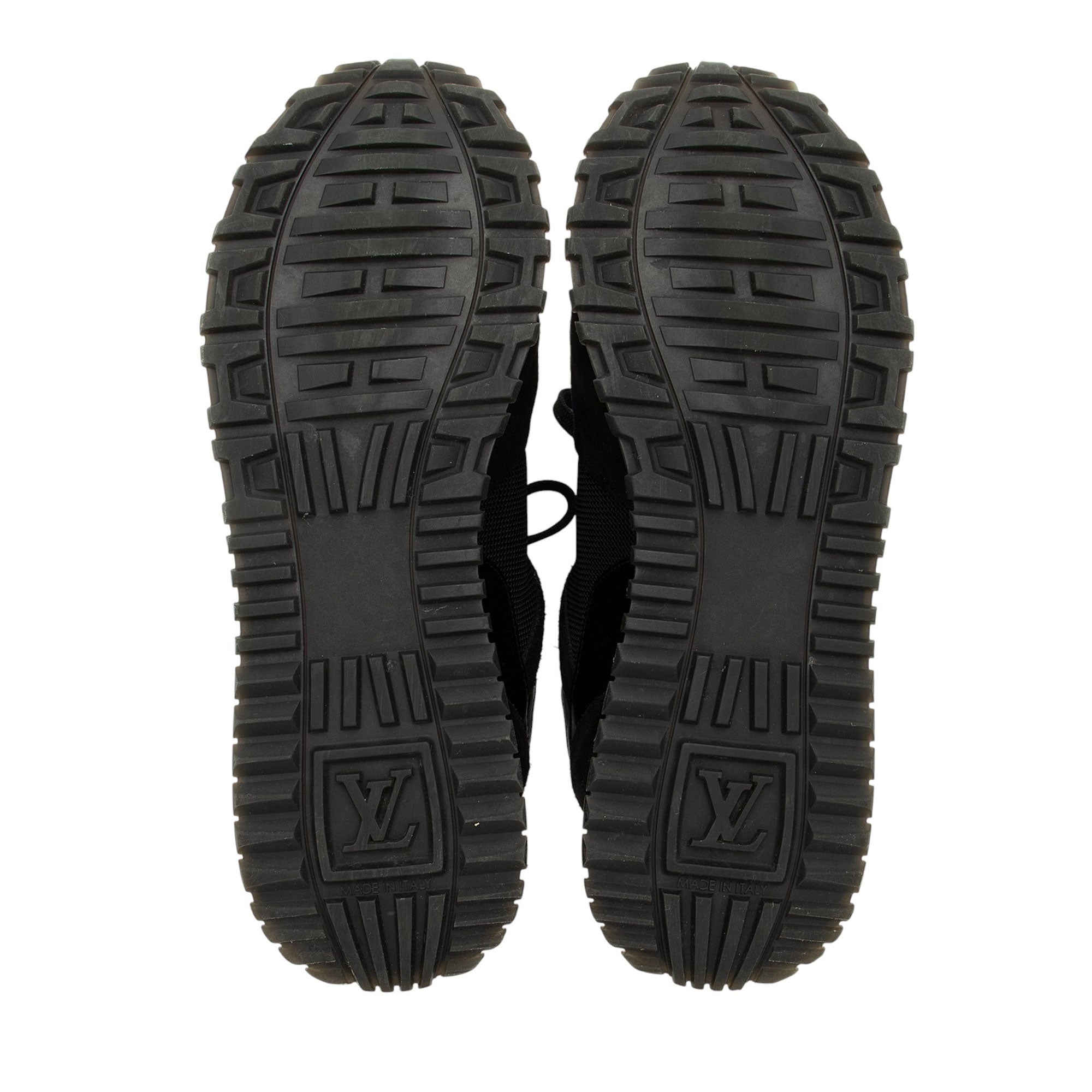 Louis Vuitton Monogram Canvas Suede Run Away Sneakers - Size 6.5 / 36.5